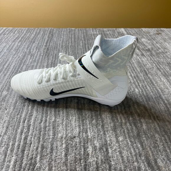 Nike Alpha Menace Elite 2 Flyknit Football Cleats Mens 11.5 Detachable White main image 7